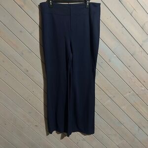 Halara XL Navy Blue Dress‎ Pants Wide Leg Career Casual Trousers